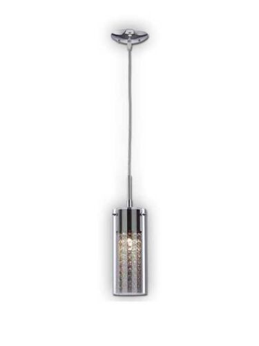 Canarm Sloan 1 Light Chrome Pendant Light IPL178B01CH9 (fixturewshade)