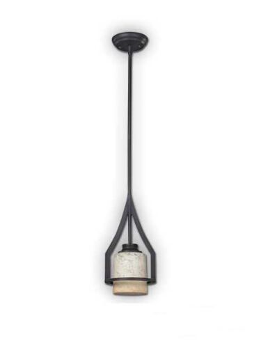 Canarm Warren 1 Light Rubbed Antique Bronze Pendant Light IPL375A01RA (fixturewshade)