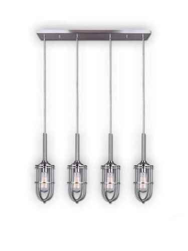canarm indus 4 lights brushed nickel pendant light ipl570a04bn