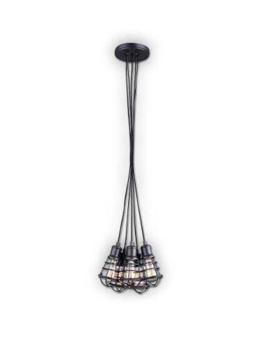 canarm otto 5 lights black pendant light ipl611a05gph
