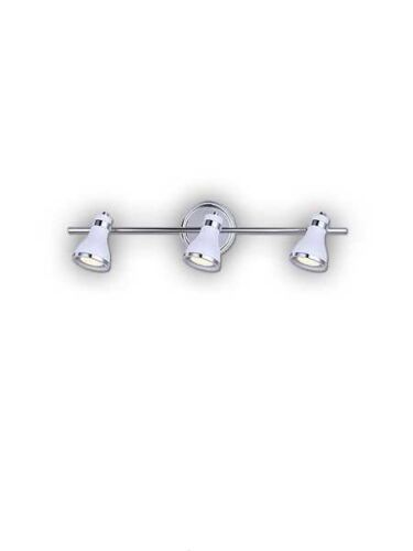 canarm zena 3 lights blanc and chrome wall light it580a03whc10