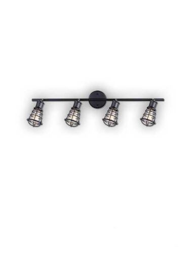 canarm otto 4 lights black wall light it611a04gph