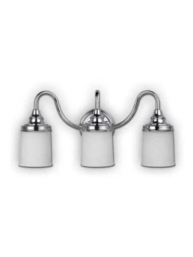 Canarm chrome 3 Light Chrome Wall Light IVL362A03CH (fixturewshade)