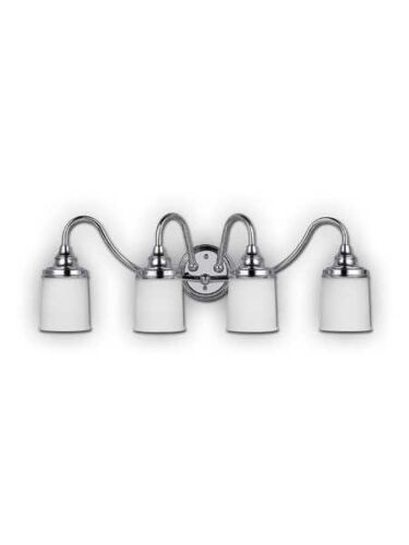 Canarm Barkley 4 Light Chrome Wall Light IVL362A04CH (fixturewshade)