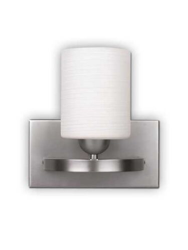 Canarm Hampton 1 Light Brushed Pewter Wall Light IVL370A01BPT (fixturewshade)