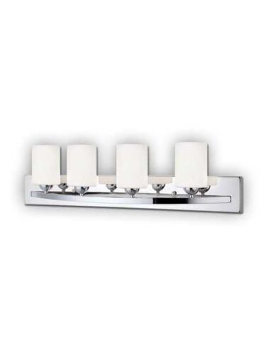 Canarm Hampton 4 Light Chrome Wall Light IVL370A04CH-O (fixturewshade)