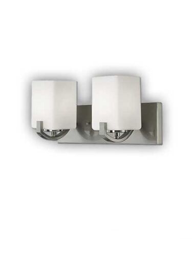 canarm palmer 2 lights brushed nickel wall light ivl422a02bn