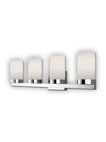 canarm milo 4 lights chrome wall light ivl429a04ch