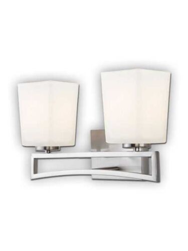 canarm alexa 2 lights brushed nickel wall light ivl471a02bn
