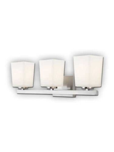 canarm hartley 3 lights brushed nickel wall light ivl472a03bn