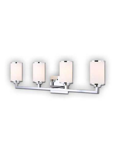 canarm amelia 4 lights chrome wall light ivl511a04ch