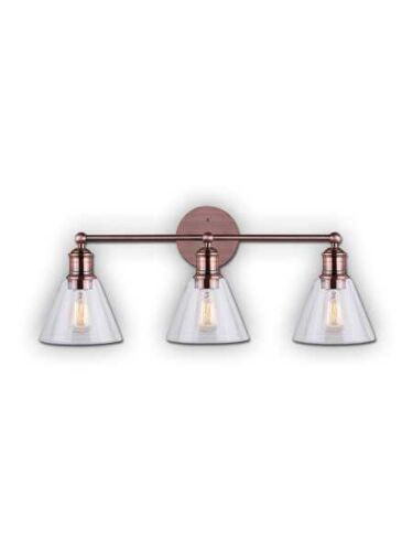 canarm larken 3 lights bronze wall light ivl628a03bz