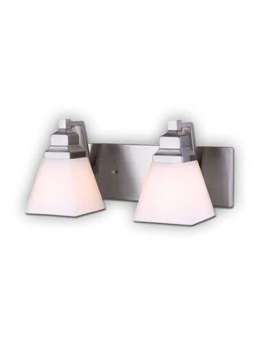 canarm richmond 2 lights brushed nickel wall light ivl637a02bn