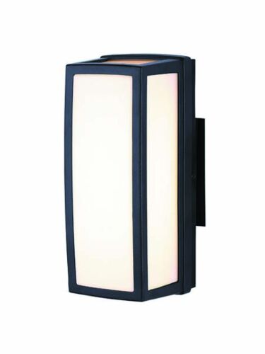 canarm haika black wall light lol273bk