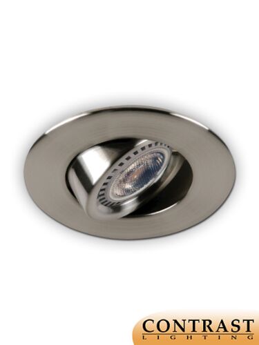 ens 4x encastrés led minilux gu10 étain satiné ic cpk-mii10-g13