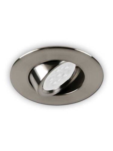 Minilux LED Recessed Light GU10 Satin Nickel MIN10-G13-72