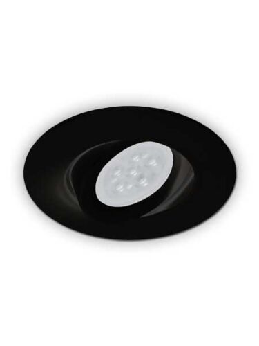 Minilux LED Recessed Light GU10 Matte Black MIN10-G22-72