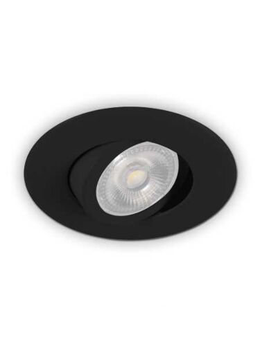 Prilux LED Recessed Light PAR20 Matte Black IC Remodel PRIR20-G22-72