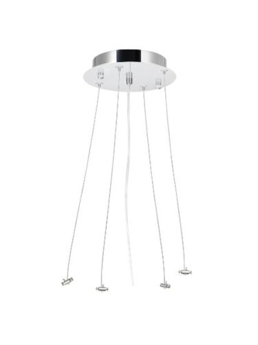 CWI Lighting SK004-601 Chromé Ronde Kit de suspension