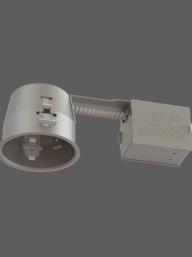 Evolution DEL Boîtier 4 po rénovateur isolé court et étanche à l’air  pour lampe GU10 DEL IT2000CT-LED 