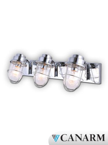 applique murale canarm nova 3 lumières ivl526a03ch