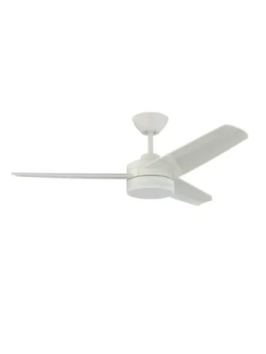 Ventilateur de plafond 44" Kendal Lighting Sirocco AC24344-WH 16W 3-lames blanc