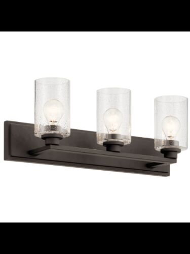 Luminaire de vanité Kichler Amity 37490 3-lumières 60W vieux bronze