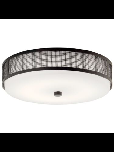 Plafonnier à LED Kichler 42379OZLEDR 1-lumière 22W vieux bronze