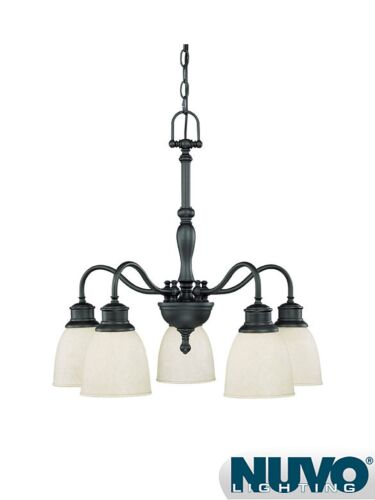 Chandelier Nuvo Lighting 60-2778 5-Lumières Série Bella Bronze Antique