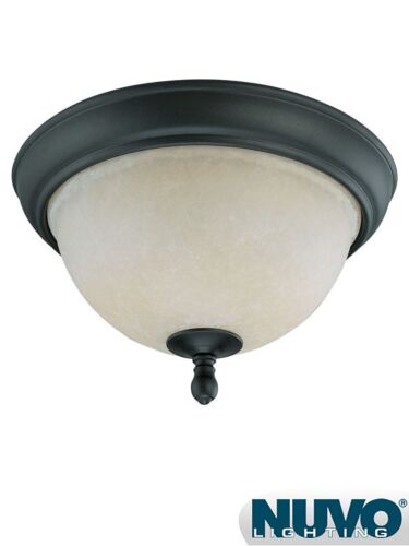 Plafonnier Nuvo Lighting 60-2789 2-Lumières Série Bella Bronze Antique