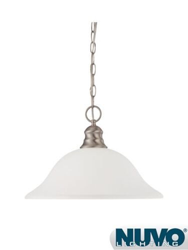 Luminaire Suspendu Nuvo Lighting 60-3308 1-Lumière Nickel Brossé