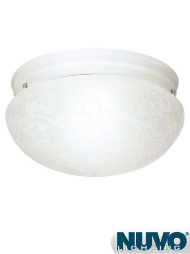 Plafonnier Nuvo Lighting 60-412 2-Lumières Blanc