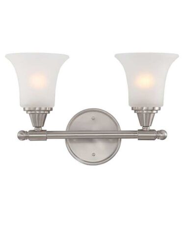 Vanité Nuvo 60-4142 2-Lumières Surrey Nickel Brossé