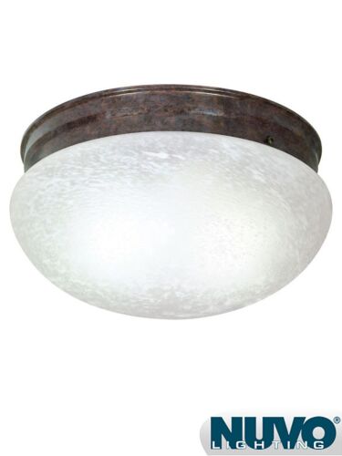 Plafonnier Nuvo Lighting 60-416 2-Lumières Bronze Antique