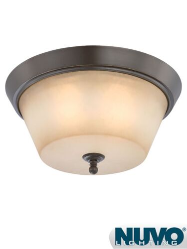 Plafonnier Nuvo Lighting 60-4173 3-Lumières Série Surrey Bronze Vintage