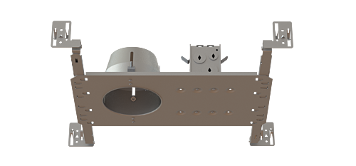 Evolution DEL Boîtier 4 po nouvelle construction isolé court et étanche à l’air avec convertisseur électronique pour lampe Mr16 DEL NW2000CE-LED 