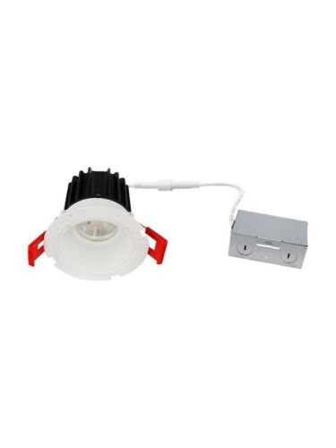 Encastré LED mince regressé température CCT au choix 2" Ortech SLIM-RG2-5CCT 8W Blanc (3 Broches)
