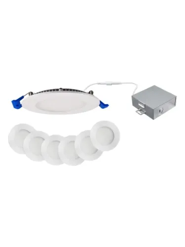 Pack contracteur à panneau mince de 4'' avec température CCT au choix Ortech SLIM4CONT-3CCT 12W (6 pièces)