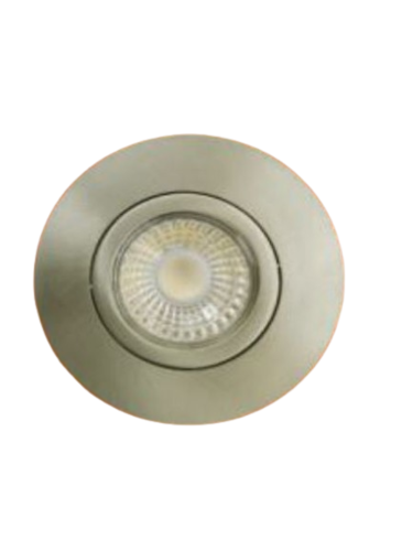 Votatec VO-GRP4W10-120-D-5WY-BN-Airtight 10W Nickel brossé 4" Lumière encastrée LED
