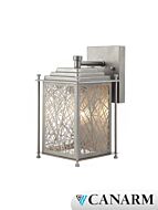 Lanterne murale Canarm série Bombay étain IOL212PBT