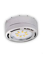 canarm 3'' 4w brushed nickel led undercabinet puck 3580led-pl1nkl-c