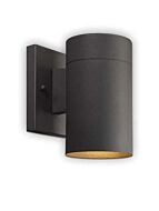 canarm night sky series outdoor wall mount black finish iol211bk