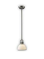 Canarm Rowan 1 Light Brushed Nickel Pendant Light IPL177B01BN (fixturewshade)