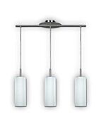Canarm Toni 3 Light Brushed Pewter Pendant Light IPL379A03BPT (fixturewshade)