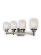 Canarm Lyndi 4 Light Brushed Nickel Wall Light IVL408A04BN (fixturewshade)