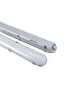 Ortech VT-40W-3CCT-W 4' LED étanche à la vapeur Wattage et CCT Sélectionnable